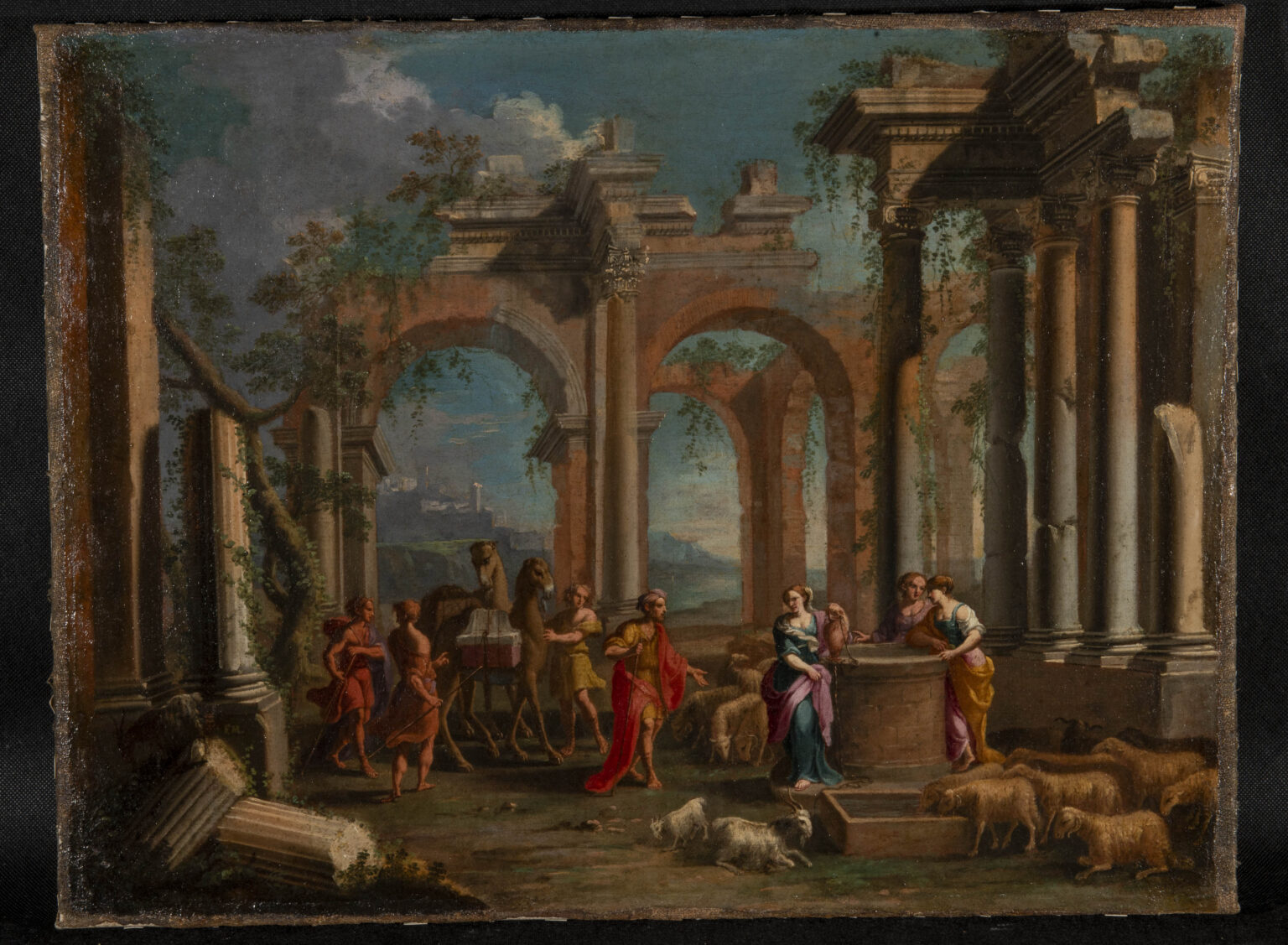 Spotkanie Eleazara z Rebeką. Zdjęcie po konserwacji.