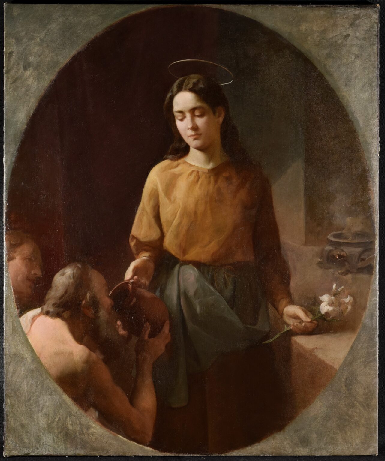 Święta Zyta. Lico obrazu po konserwacji.