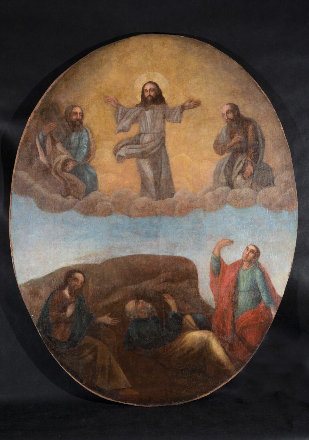 Przemienienie Pańskie. Lico obrazu po konserwacji.