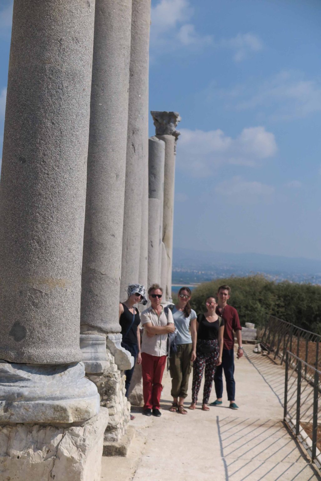 Na wycieczce w Tyrze podczas weekendu.