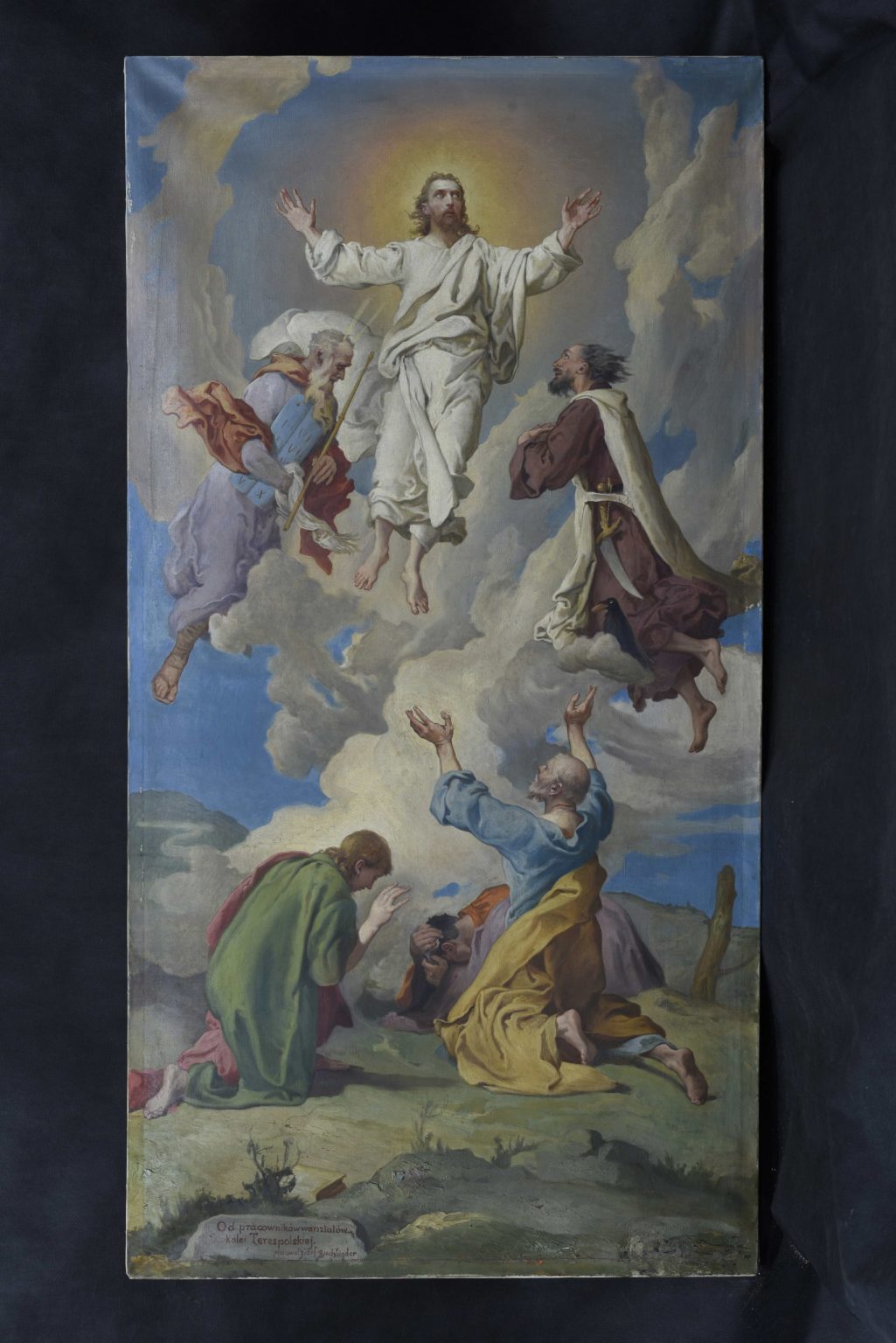 obraz przed konserwacją