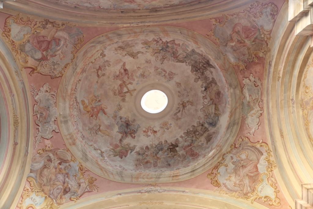 Kopuła kaplicy bł. Ładysława z Gielniowa, stan po konserwacji 2020.