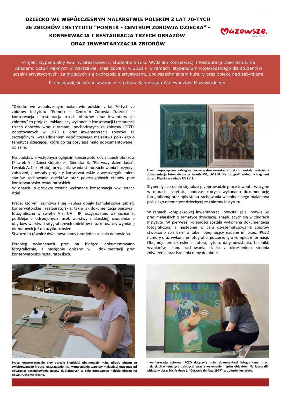 badania obrazów z Centrum Zdrowia Dziecka