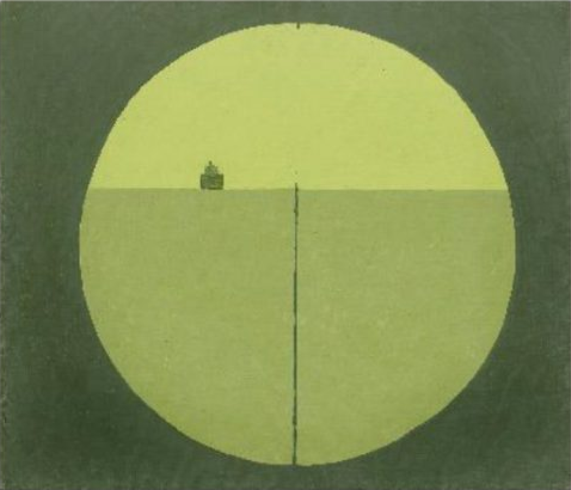 CISZA, 2008, olej, płótno, 35 x 41 cm