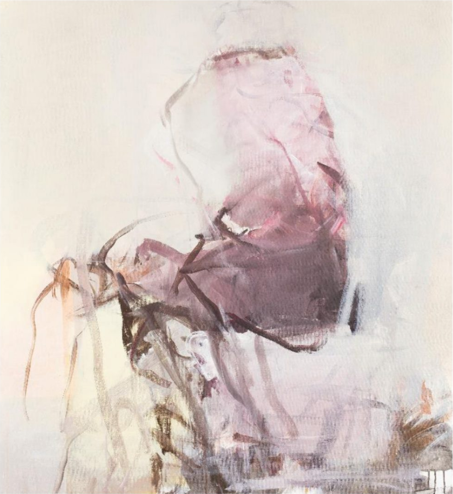 BEZ TYTUŁU, 2011, akryl, płótno, 130 x 120 cm