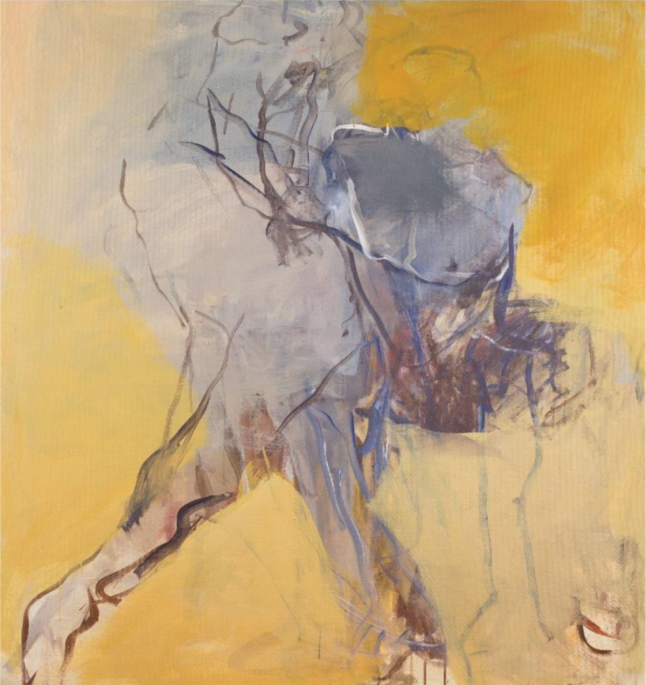 BEZ TYTUŁU, 2012, akryl, płótno, 140 x 130 cm
