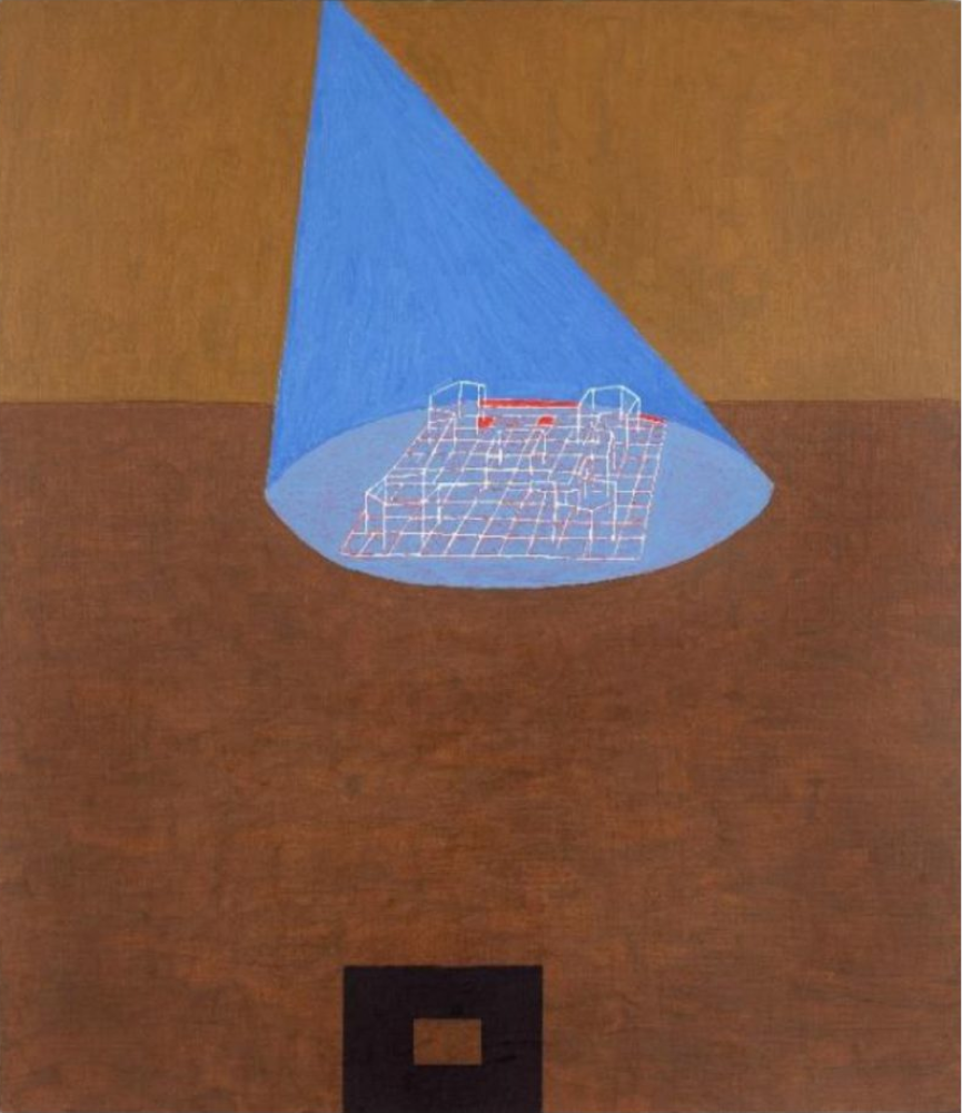 UPPERSTANDING CLASS IN FINE ART, 2006 - 2007, olej, płótno, 115 x 100 cm