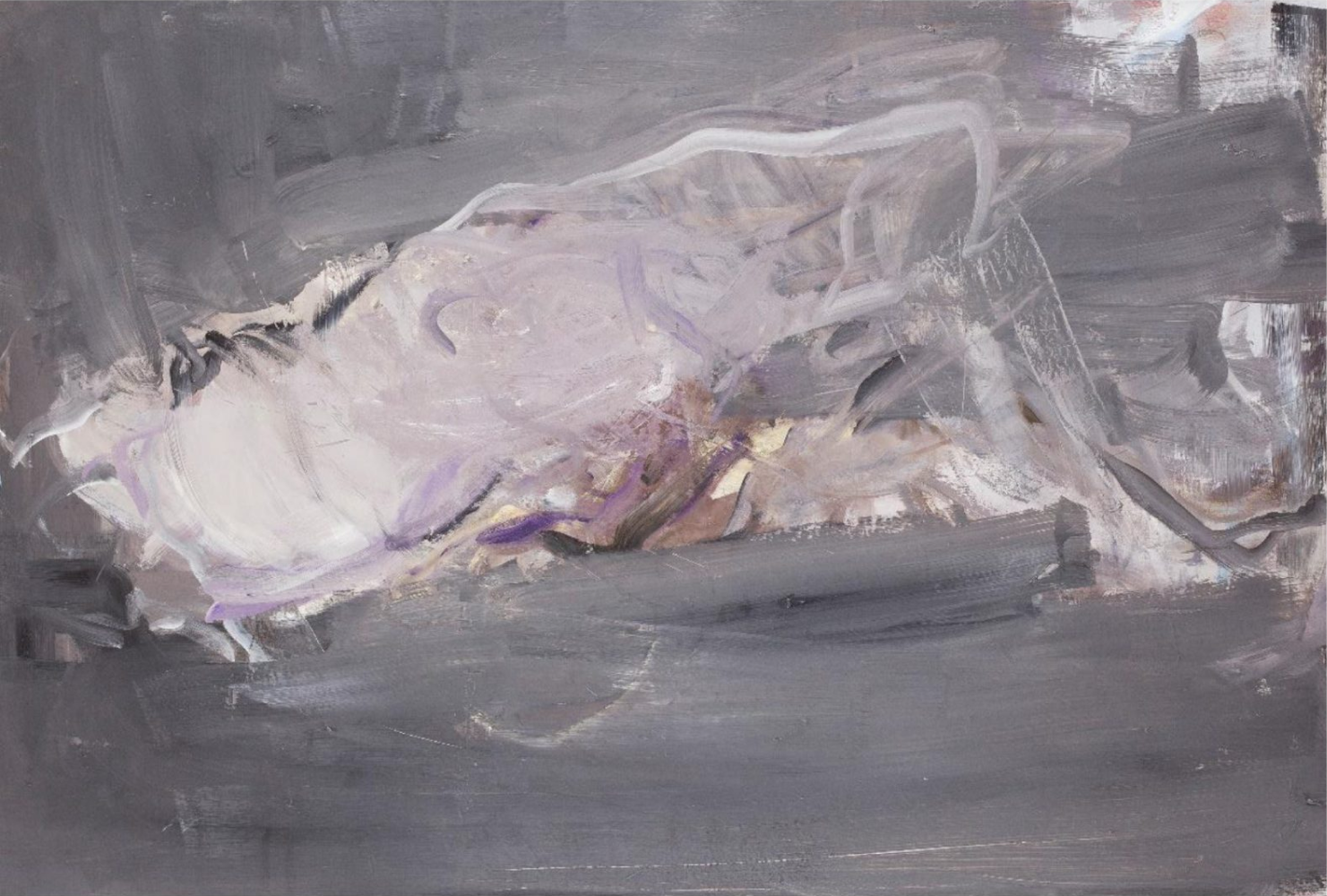 BEZ TYTUŁU, 2010, olej, płótno, 100 x 150 cm