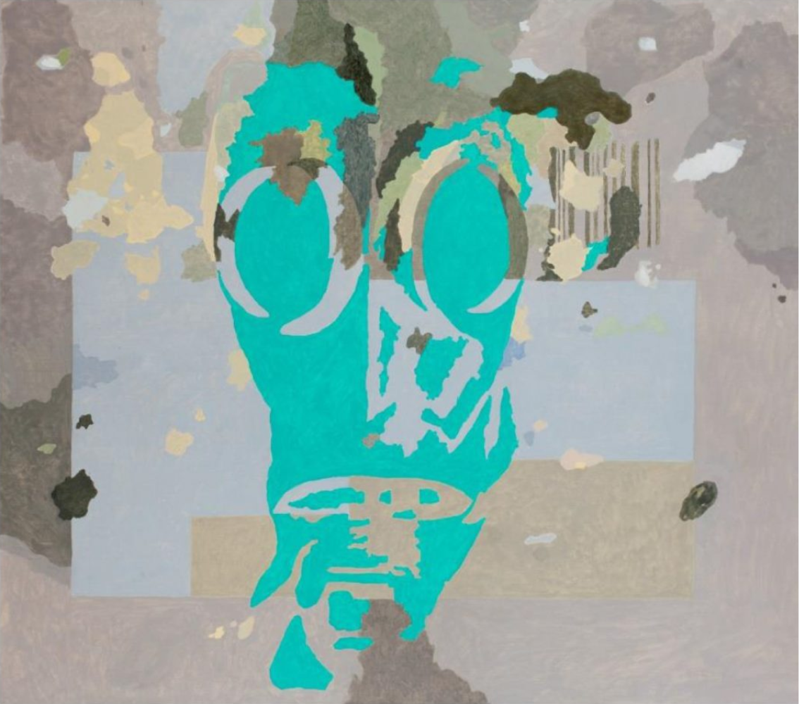 AUTOPORTRET, 2016, olej, płótno, 110 x 125 cm