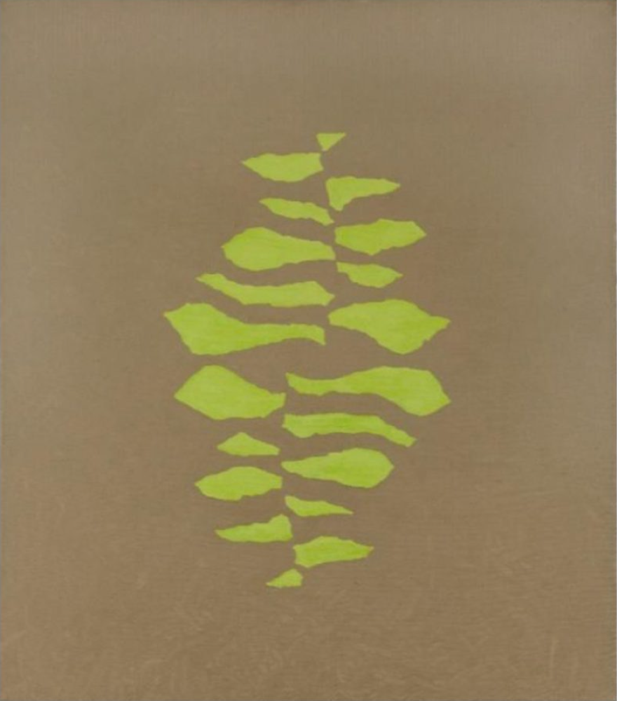 ODBICIE, 2008, olej, płótno, 83 x 73 cm