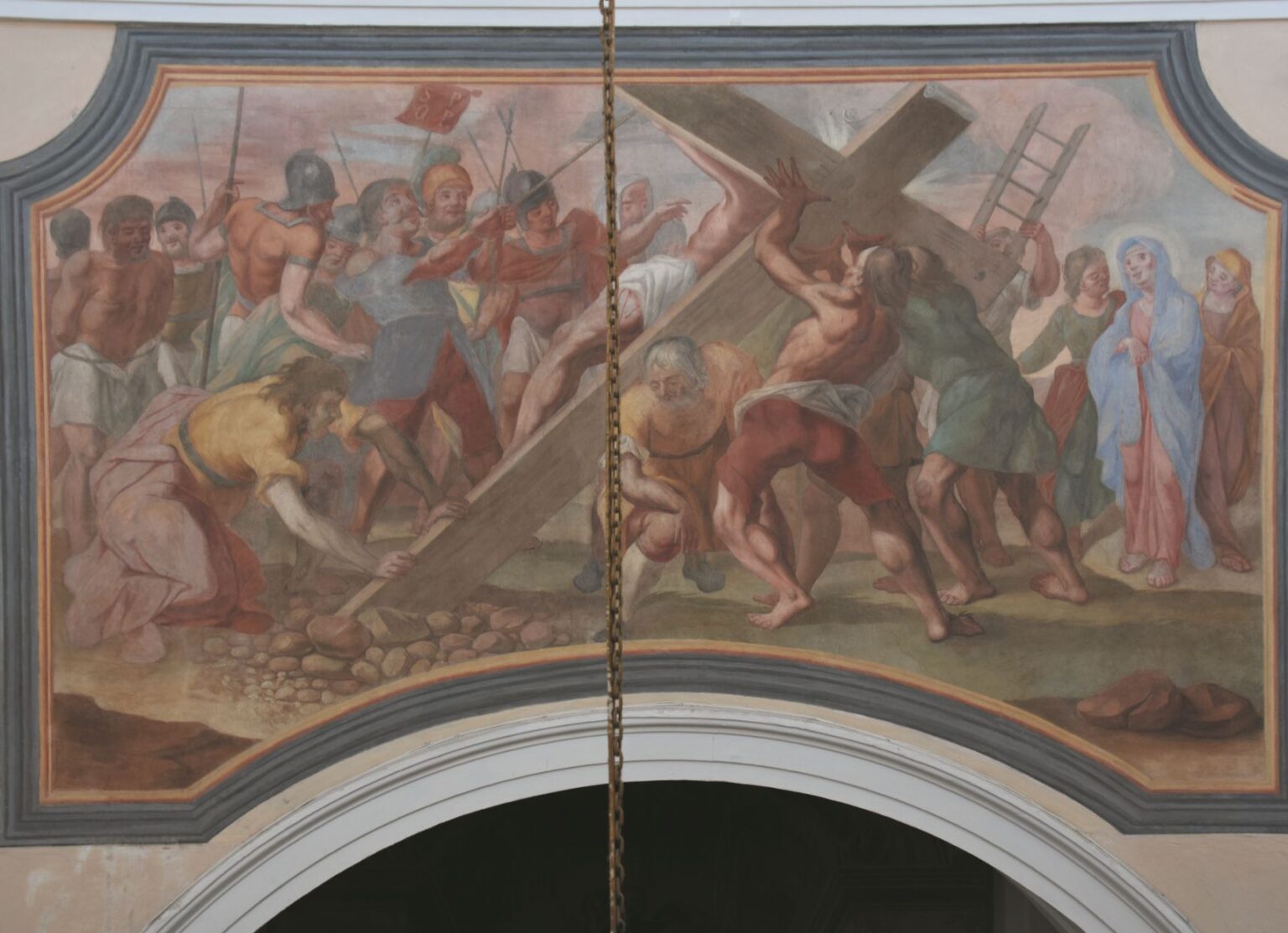 Wystrój wnętrza Kościoła w Krasnem